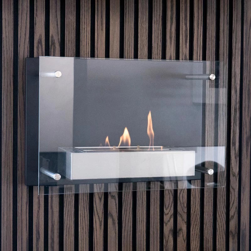 ScandiFlames Nevada Wall-Mounted Bioethanol Fireplace lifestyle view 2