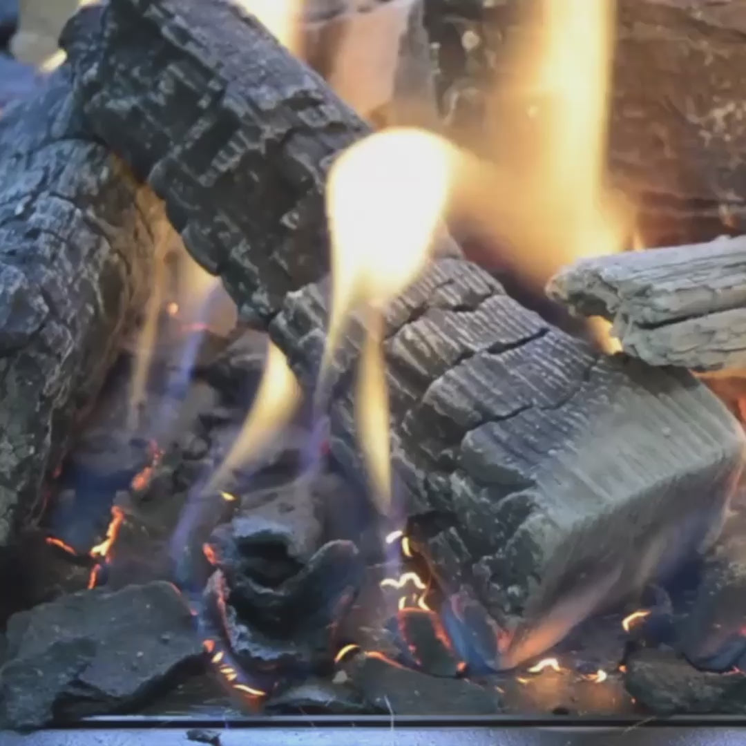 Built-In Indoor Gas Fire Insert | Italkero QUADRO 40 | LPG / Natural Gas