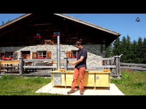 FEUERWASSER Wood-Fired Outdoor Bathtub