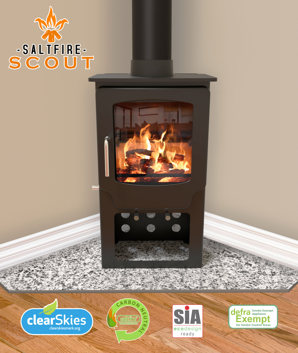 Saltfire Scout Tall Stove