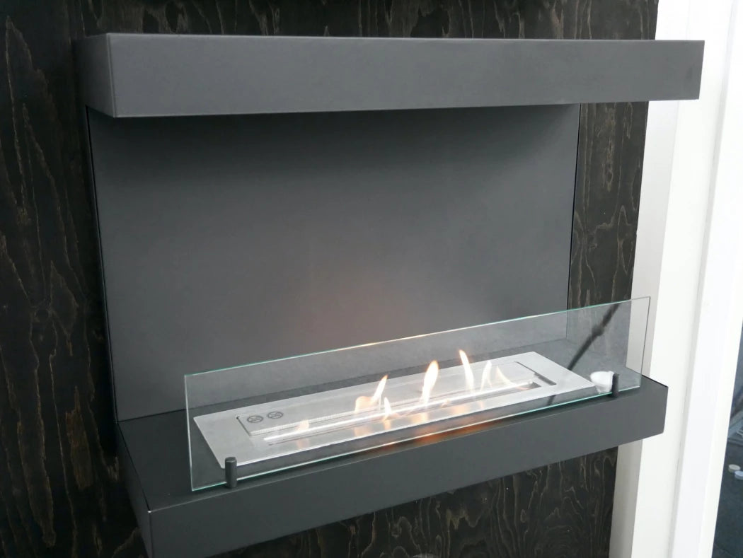 ScandiFlames Dakota Wall-Mounted Bioethanol Fireplace lifestyle view 4