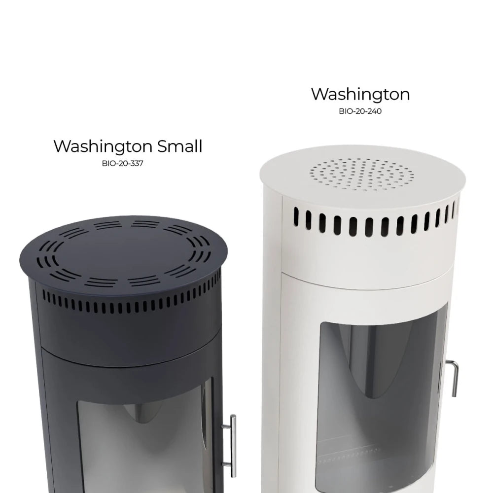 ScandiFlames Washington Small Bioethanol Stove – Compact Freestanding Indoor Fire
